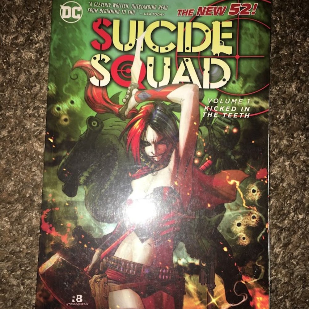 Suicide Squad Vol. 1: Kicked in the Teeth comic has graphic content - Picture 1 of 2
